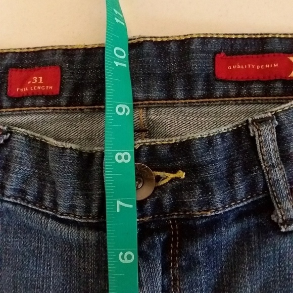 X2 Women's Dark Wash Full Length Flare Leg Jeans - Picture 5 of 7